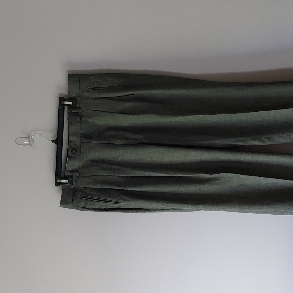 Barrington Pleated Fold Gray Men's Pants 36x30